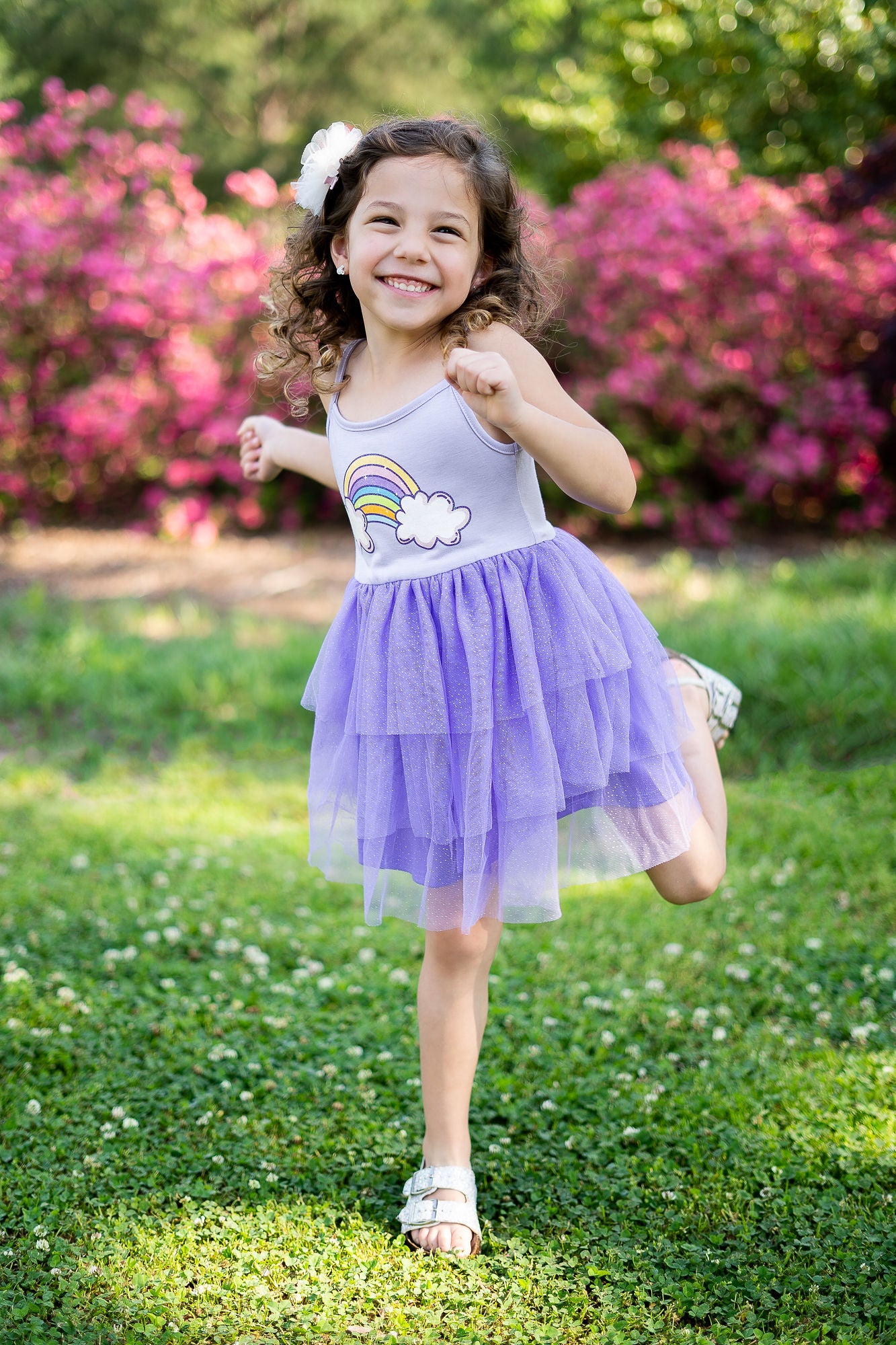 Girl's Purple Rainbow Tutu Dress for 3-7 Years #22008 6 US Kids' numeric Girl's Purple Rainbow Tutu Dress for 3-7 Years #22008 6 US Kids' numeric