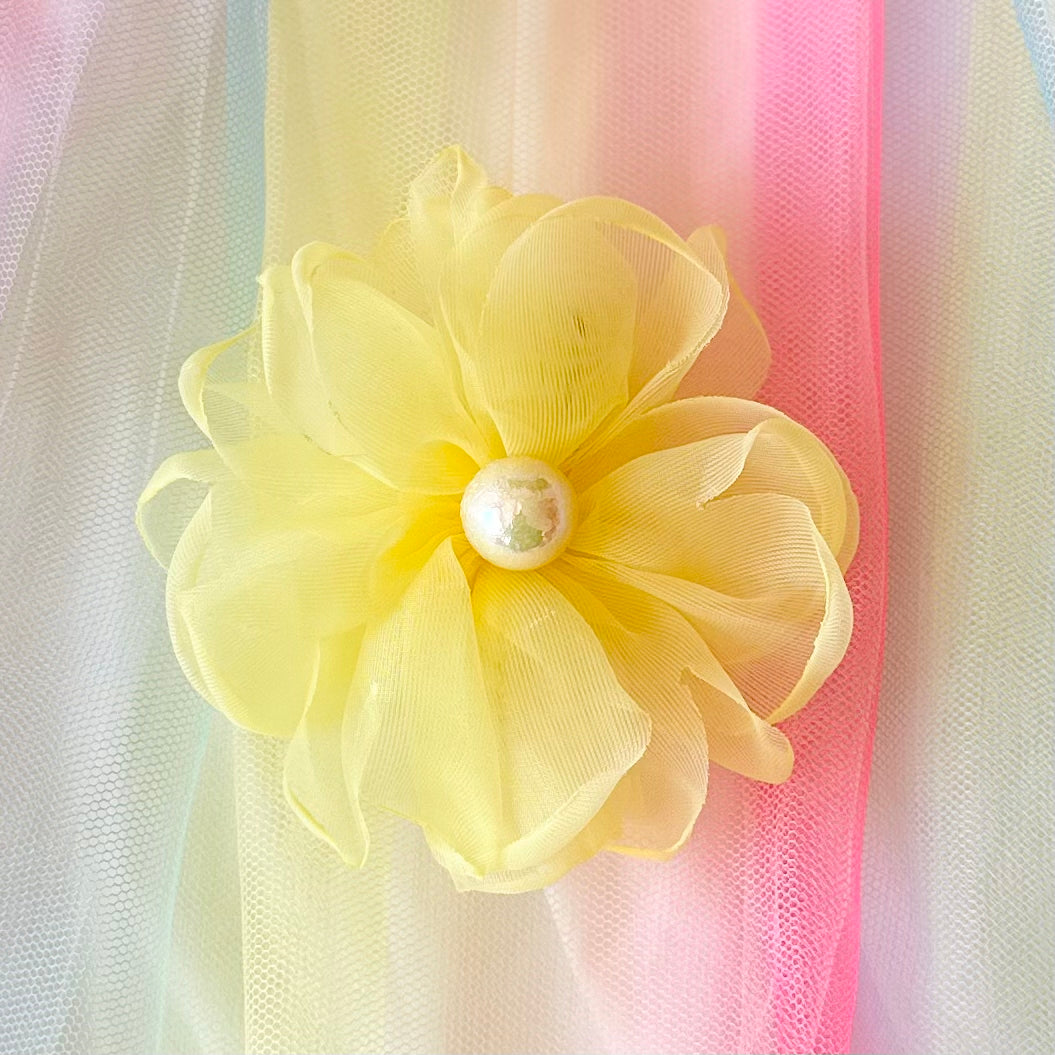 Girls Flower Hair Clip Bows