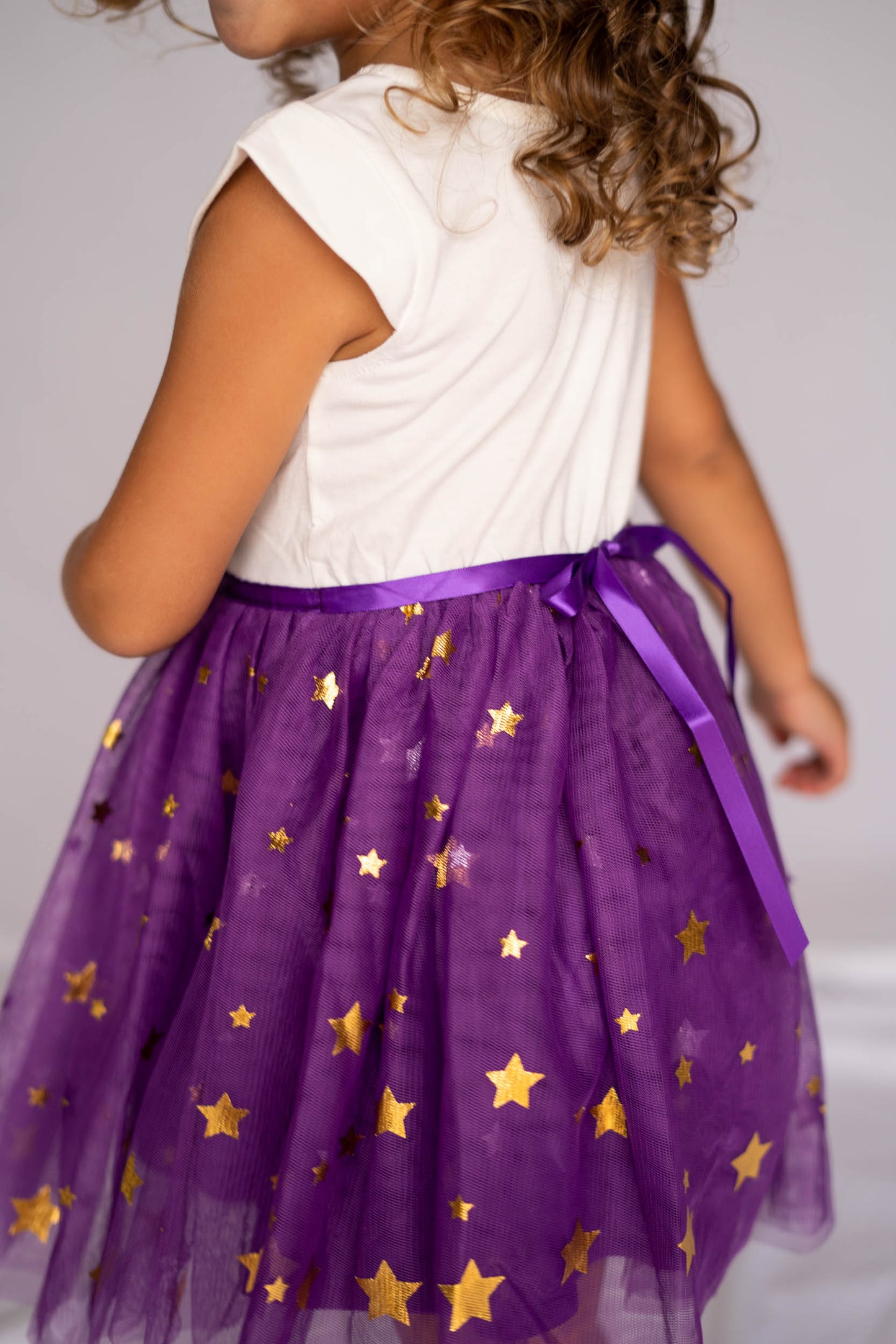 Girls Purple Unicorn Tutu Dress for 3-7 Years #22003