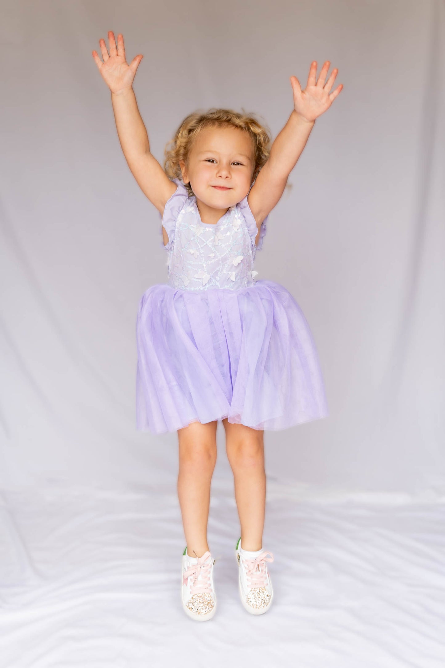 Butterfly Purple Sequin Dress #2204007