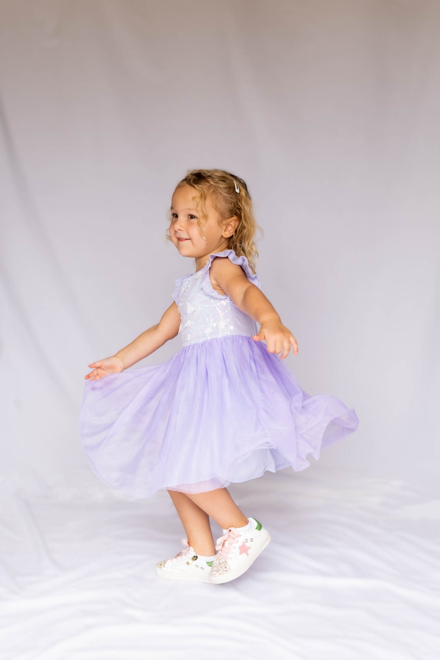 Butterfly Purple Sequin Dress #2204007