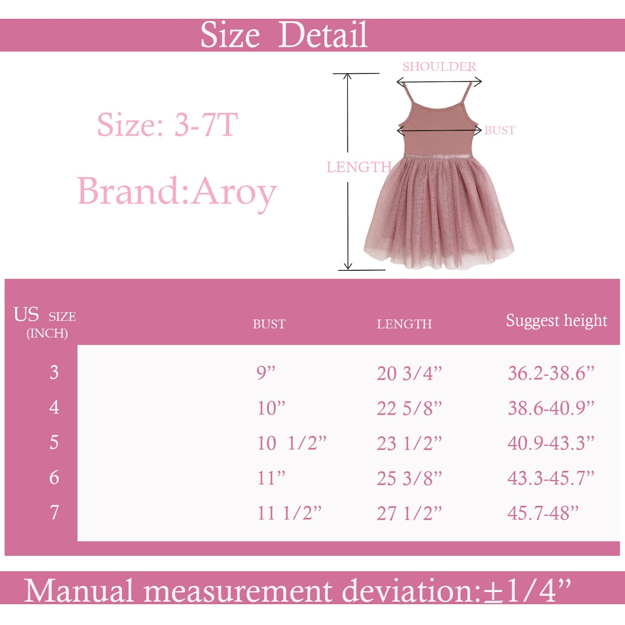 Girl's Ballerina Mocha Tutu Girls Dress for 3-7 Years #22001