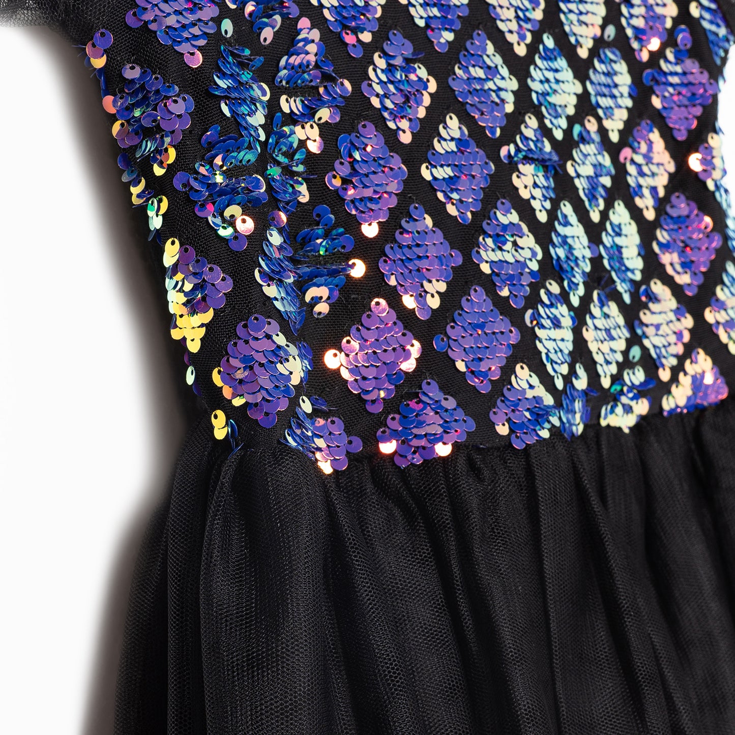 Mermaid Black Sequin Dress #2204005