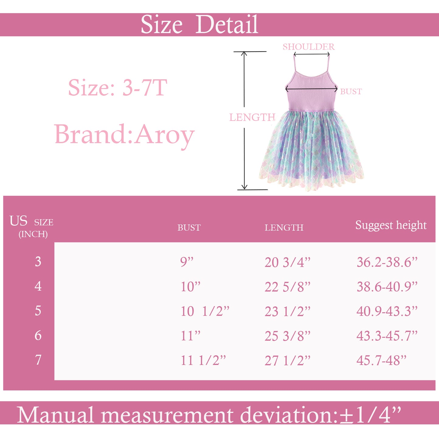 Lavender Mermaid Tutu Dress with Matching Long Sleeve Cardigan For 3-7 Years