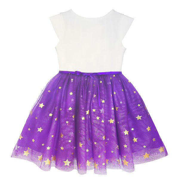 Girls Purple Unicorn Tutu Dress for 3-7 Years #22003