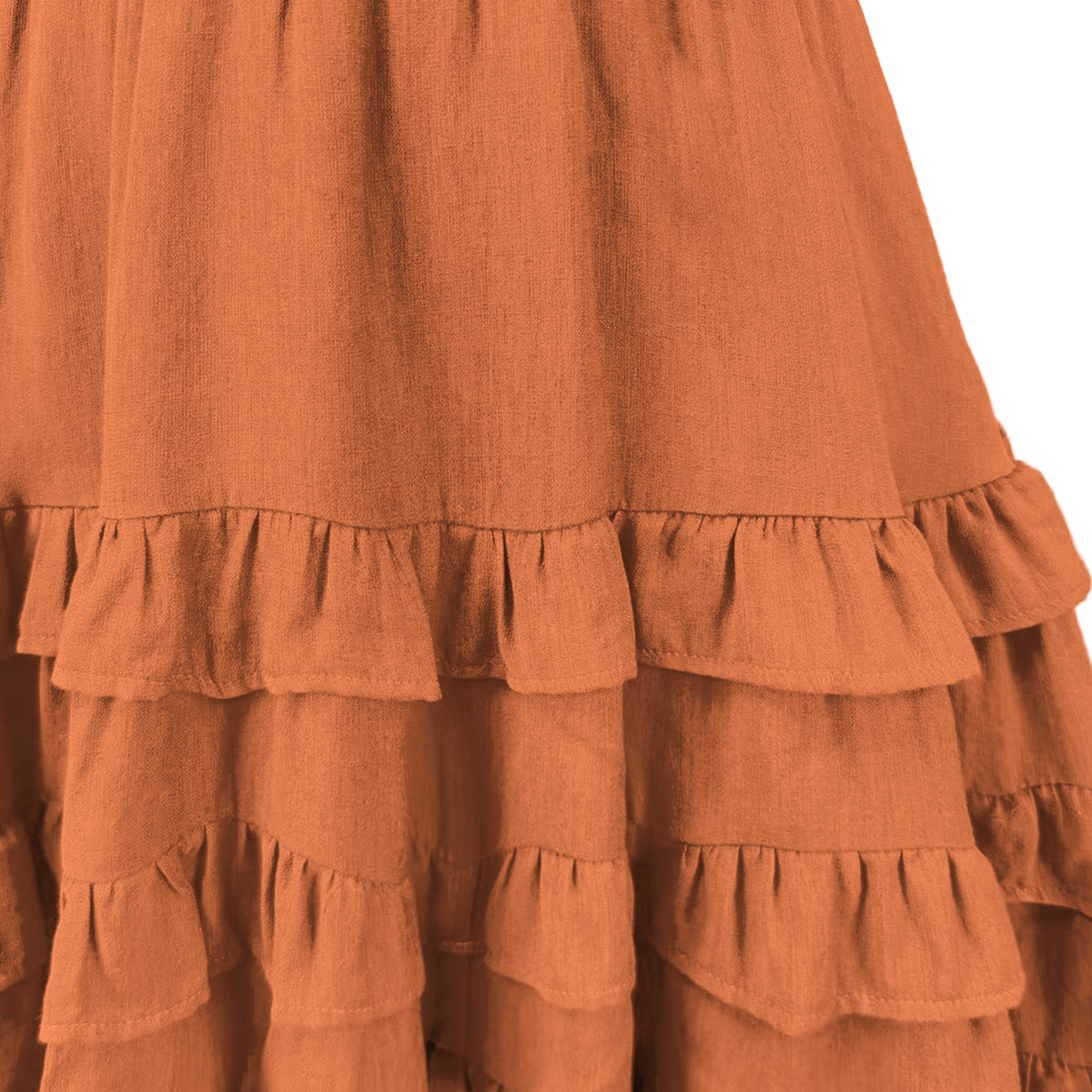 RUFFLE SKIRT DRESS #D6I600