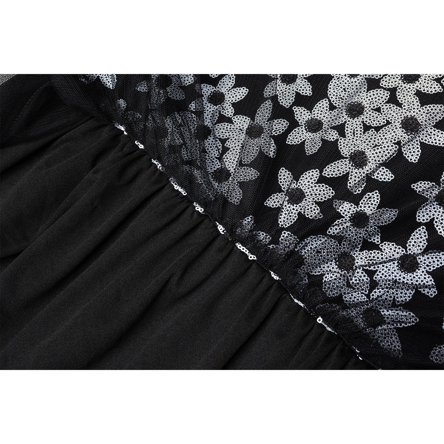 Daisy Black Sequin Dress #2204006