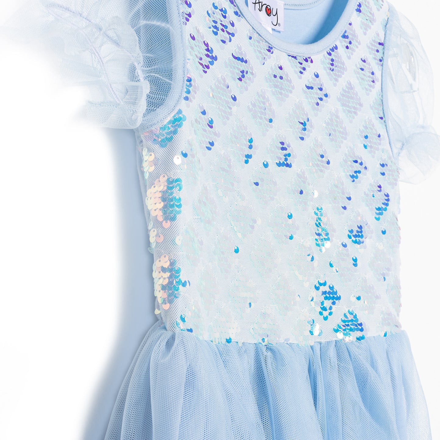 Mermaid Blue Sequin Dress #2204005