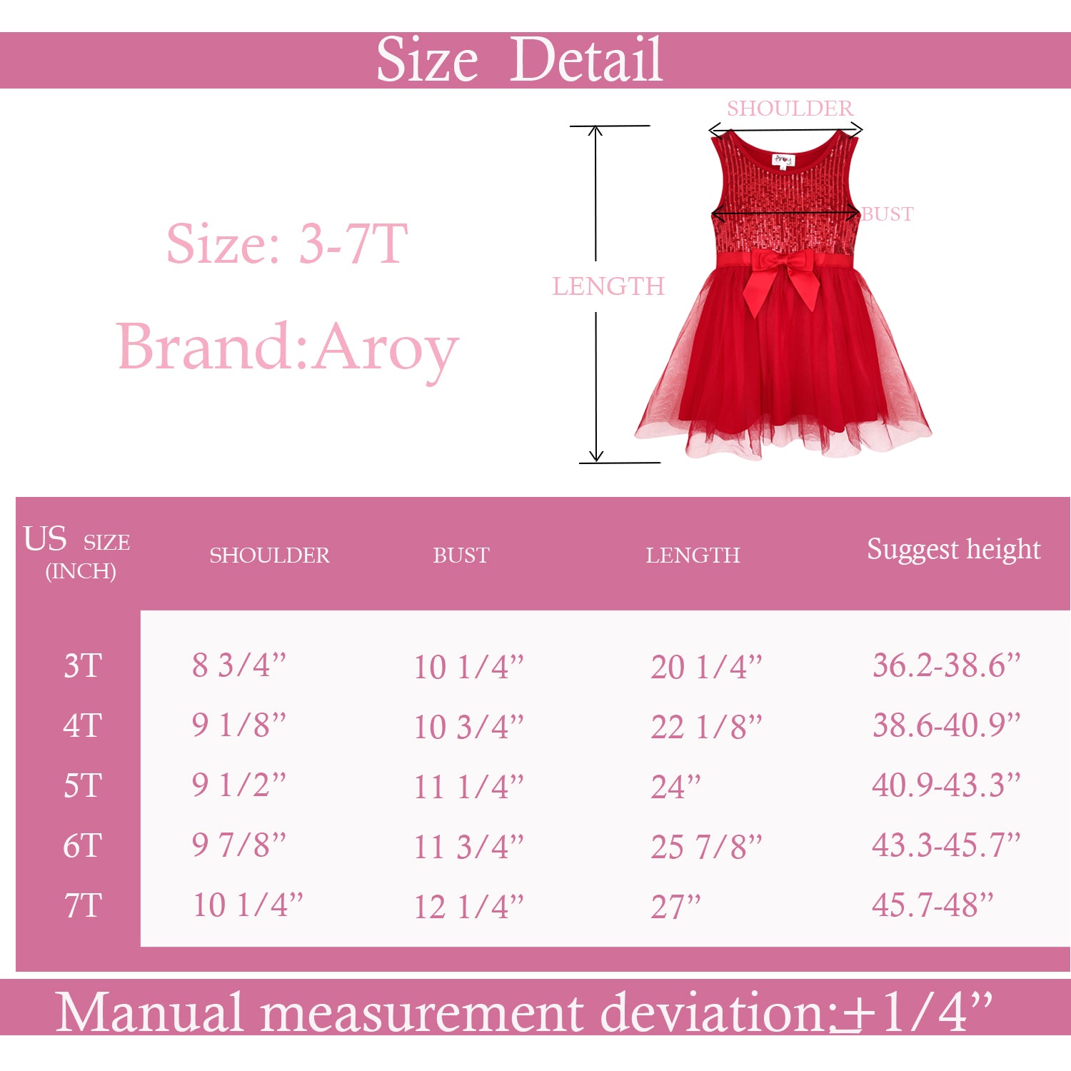 Buy Big Girl Dress Size 6 8 Years 10T Formal Special Occasion Wedding Party  Birthday Princess Teen Pageant Elegant Girl Dresses Size 10/12 A Line Floor  Length 10-12 Y (6-7 Years Pink 140) Online at desertcartINDIA