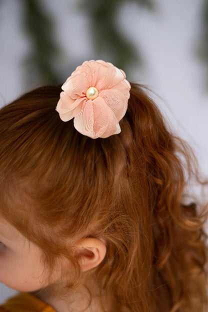 Girls Flower Hair Clip Bows